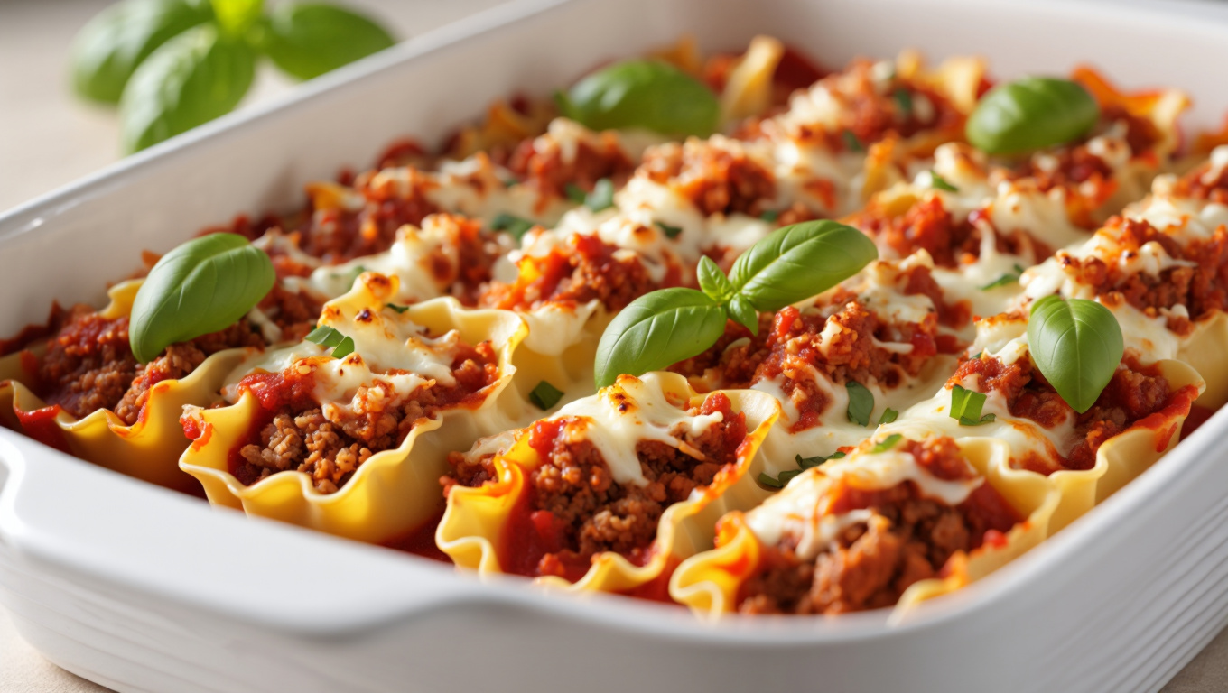Stuffed Lasagna Shells
