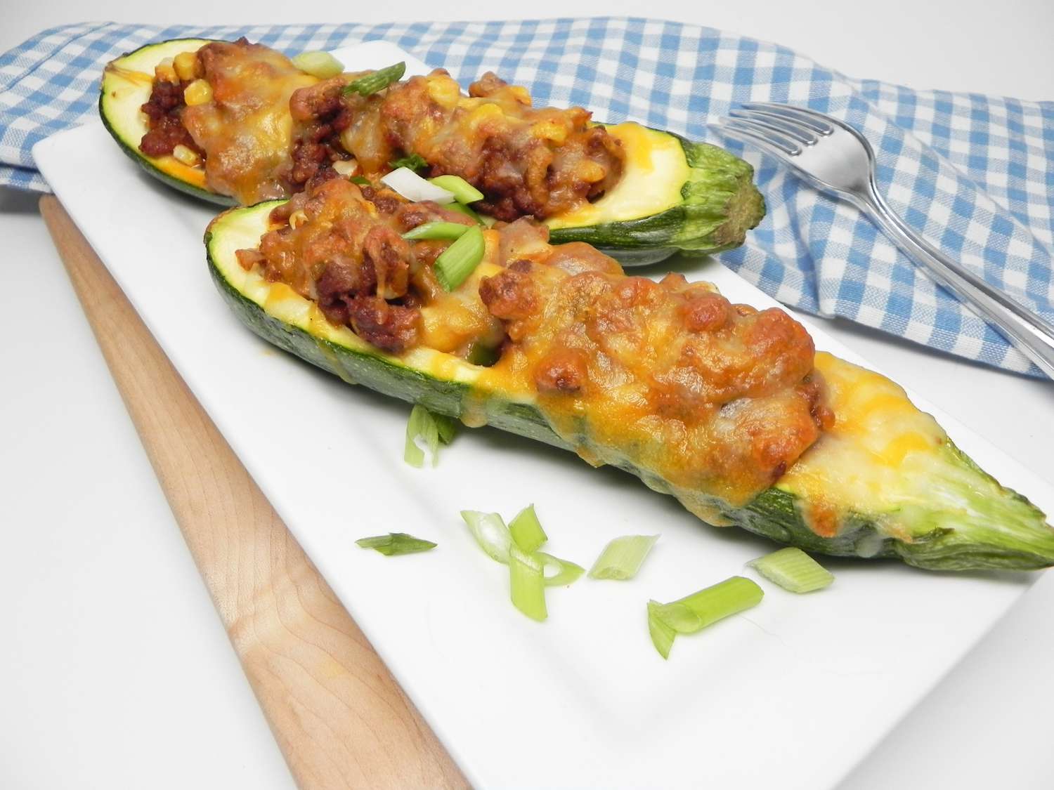Stuffed Mexican Zucchini Boats