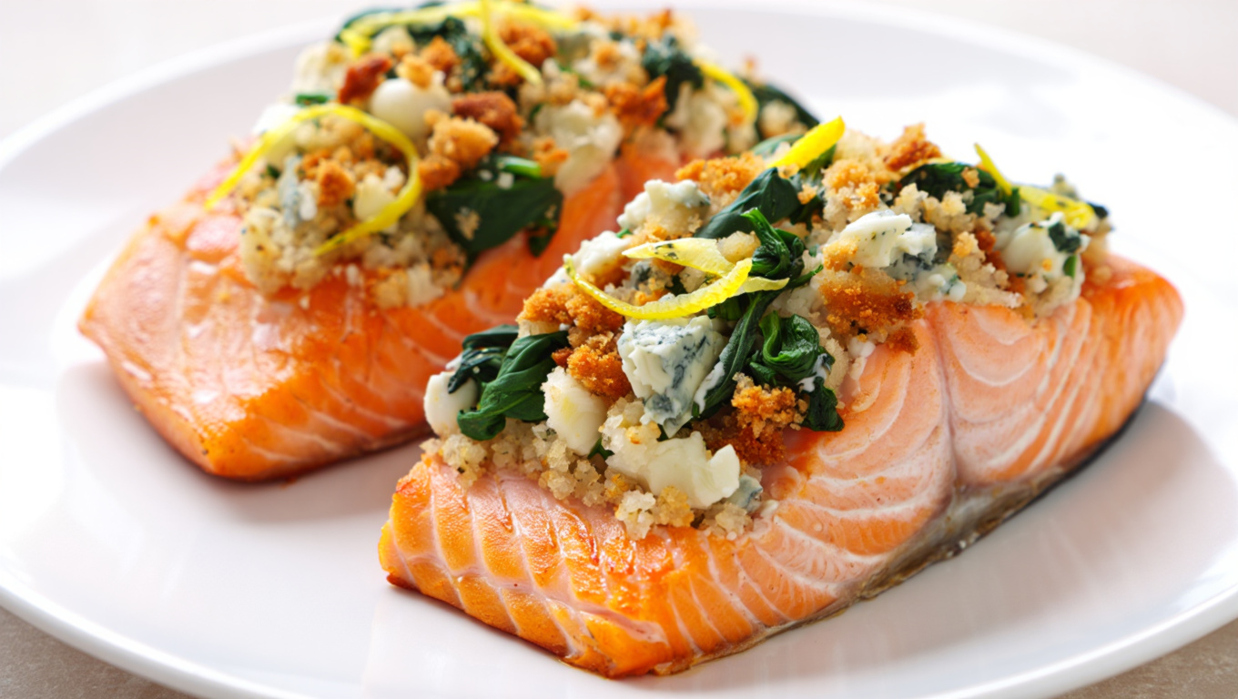 Stuffed Salmon Fillets