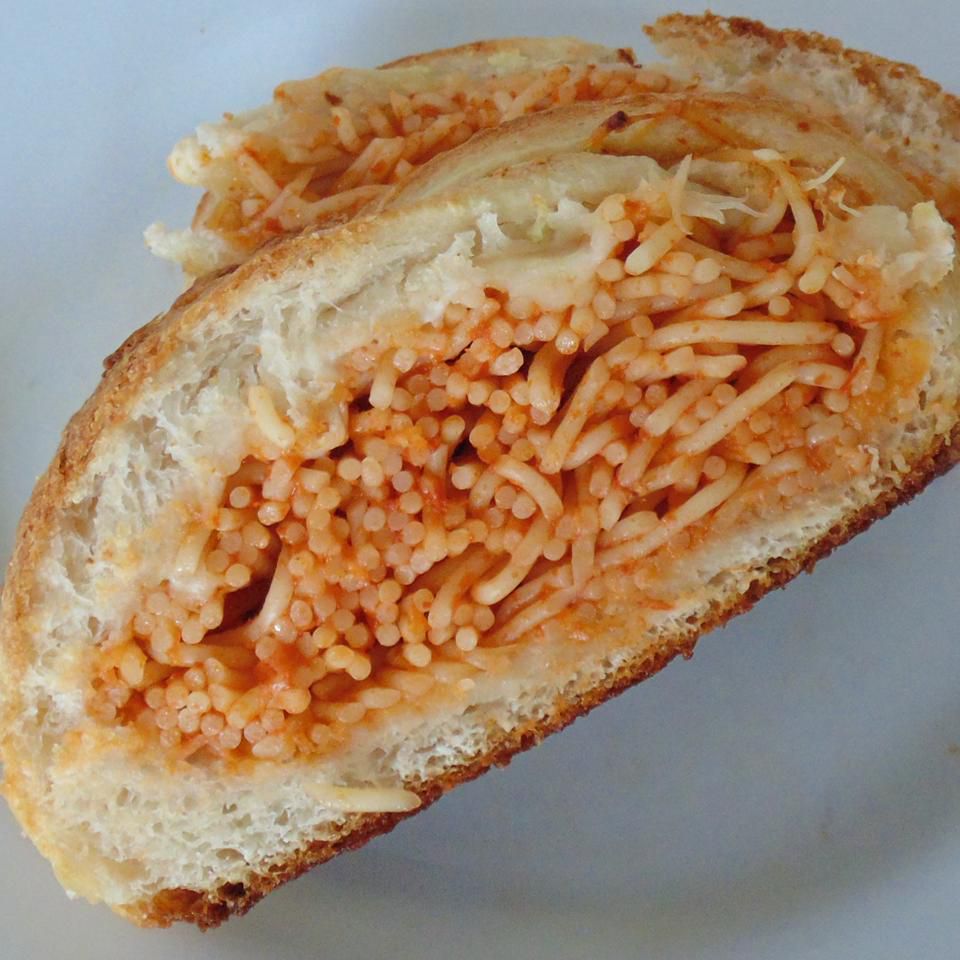 Stuffed Spaghetti Bread