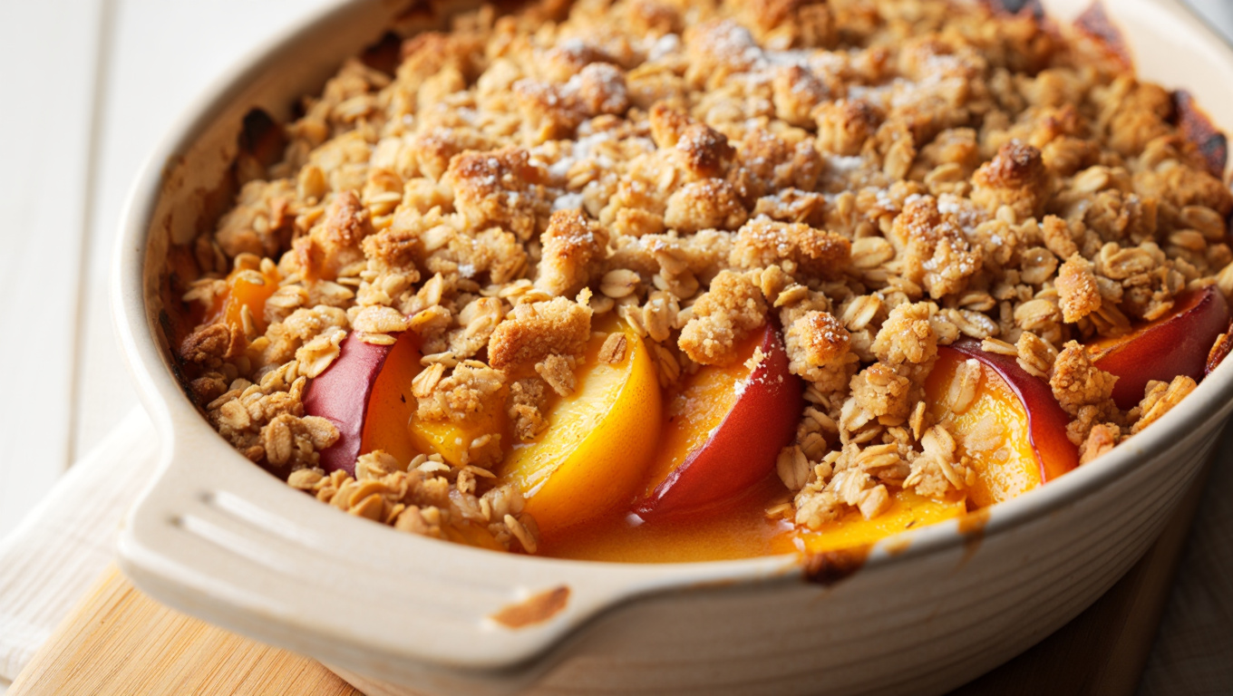 Summer Peach Crisp