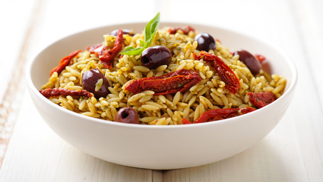 Sun-Dried Tomato Kalamata Orzo
