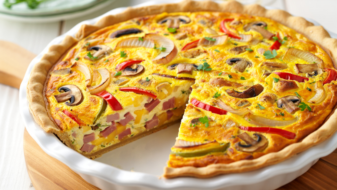 Supreme Veggie Quiche
