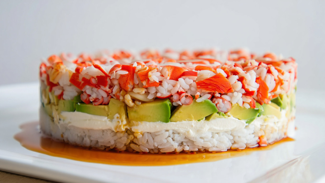Sushi Rice Cake