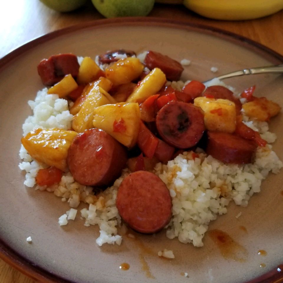 Sweet & Sour Pineapple Smoked Sausage