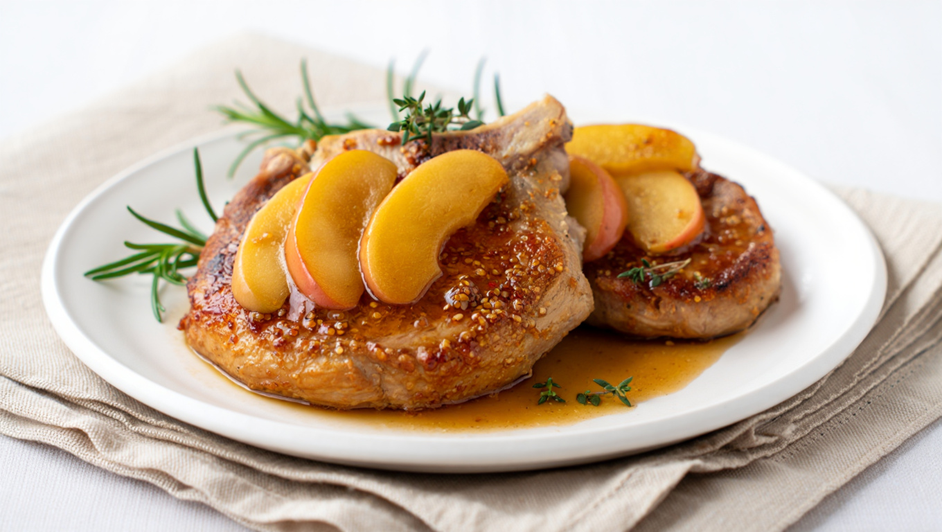 Sweet and Savory Apple Pork Chops