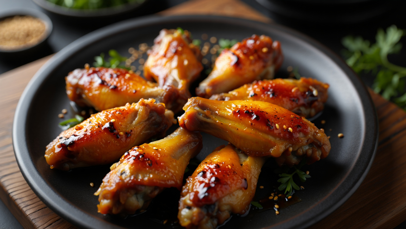 Sweet and Savory Marinated Wings