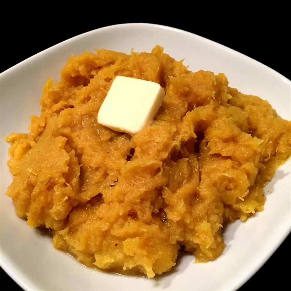 Sweet and Savory Mashed Acorn Squash