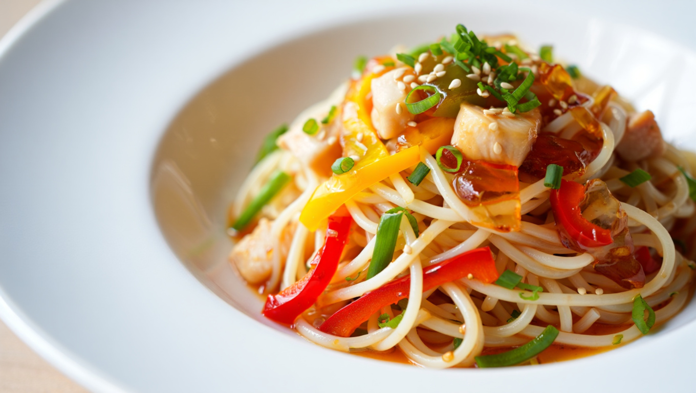 Sweet and Sour Pasta Salad Twist