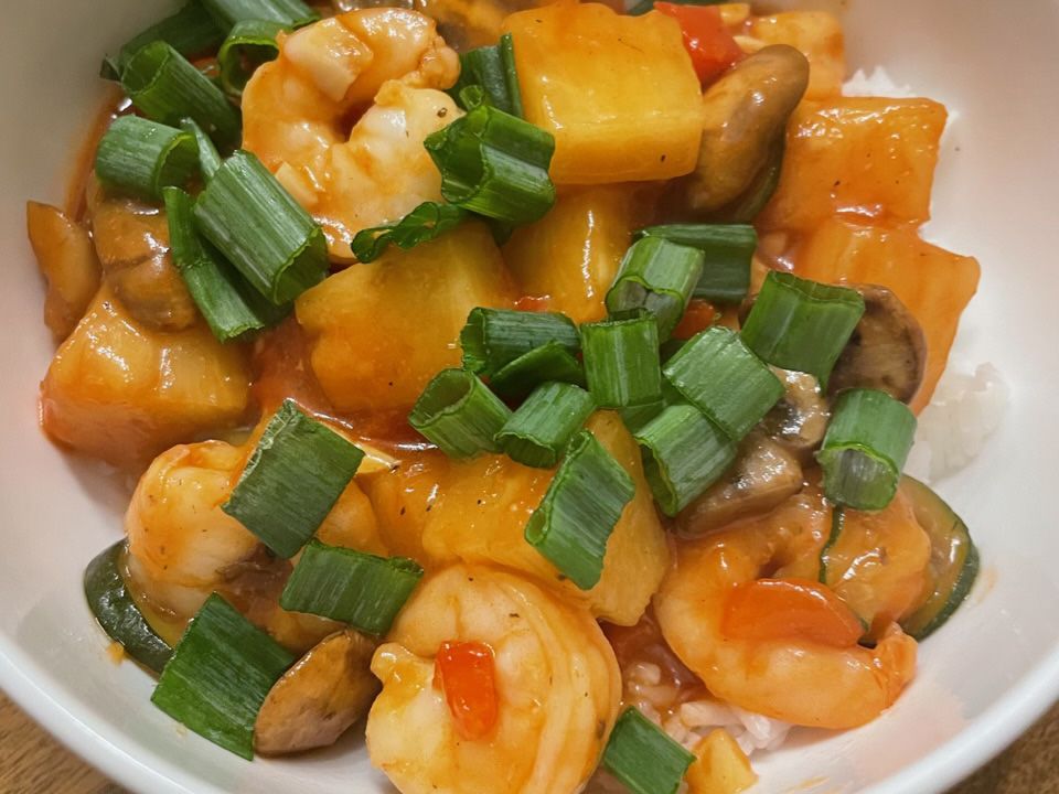 Sweet and Sour Shrimp Stir-Fry