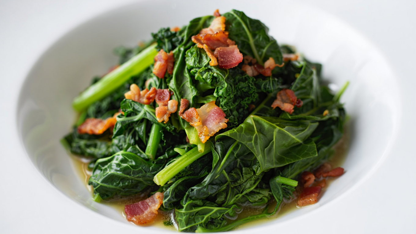 Sweet and Sour Southern Greens