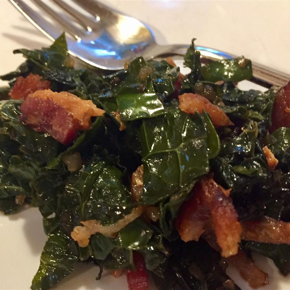Sweet and Sour Southern Greens