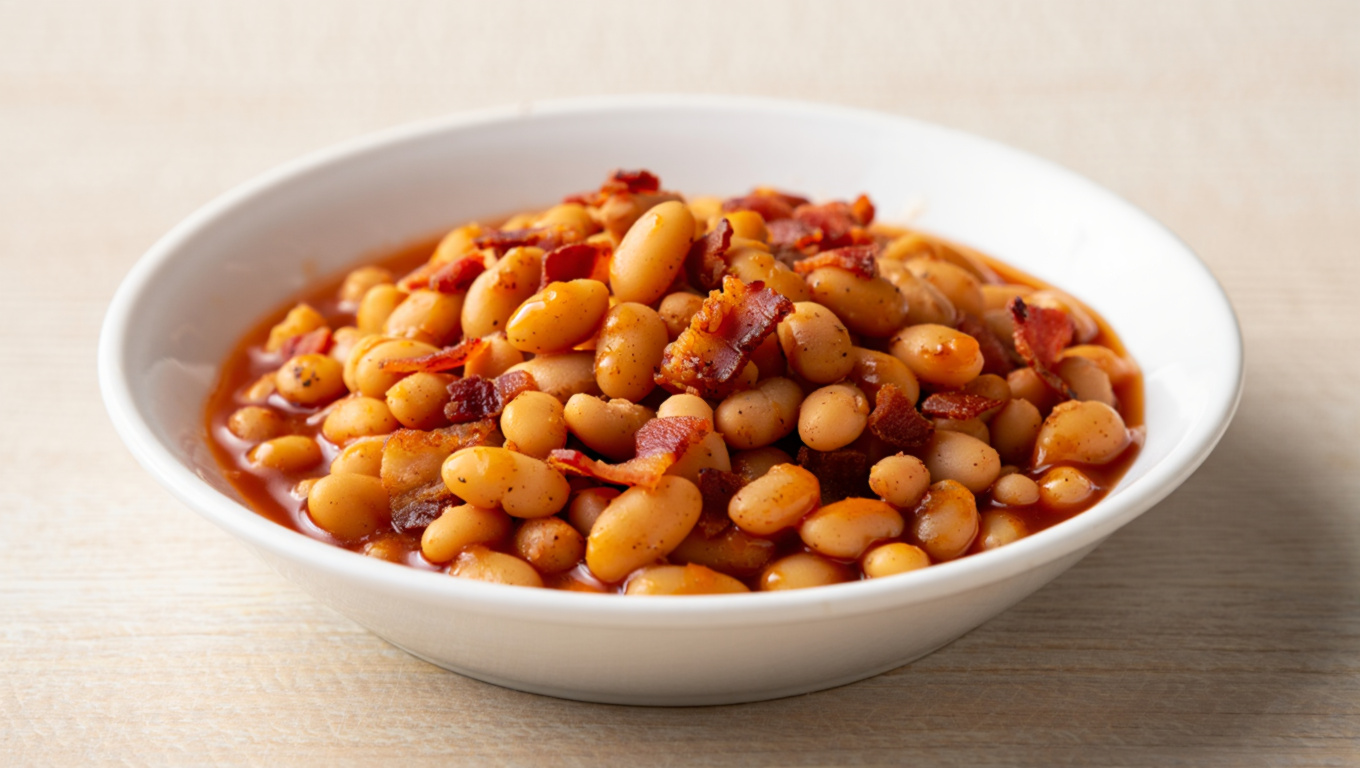 Sweet and Spicy Baked Beans