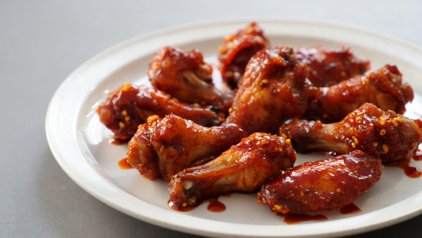 Sweet and Spicy Chinese Chicken Wings