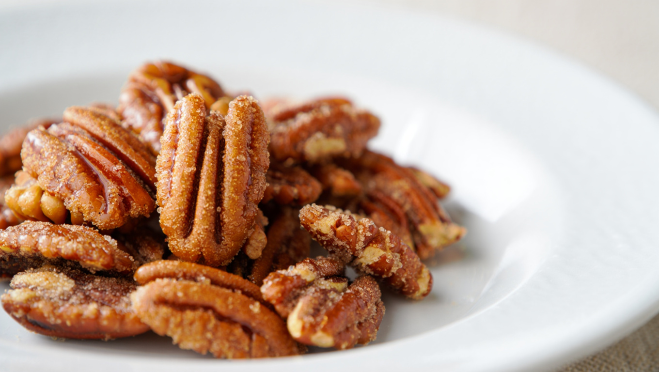 Sweet and Spicy Cinnamon Pecan Bites