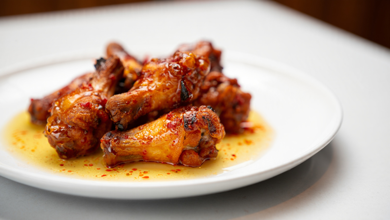 Sweet and Spicy Detroit Wings
