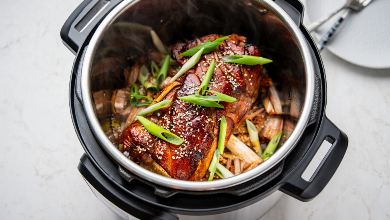 Sweet and Spicy Instant Pot Pork Tenderloin