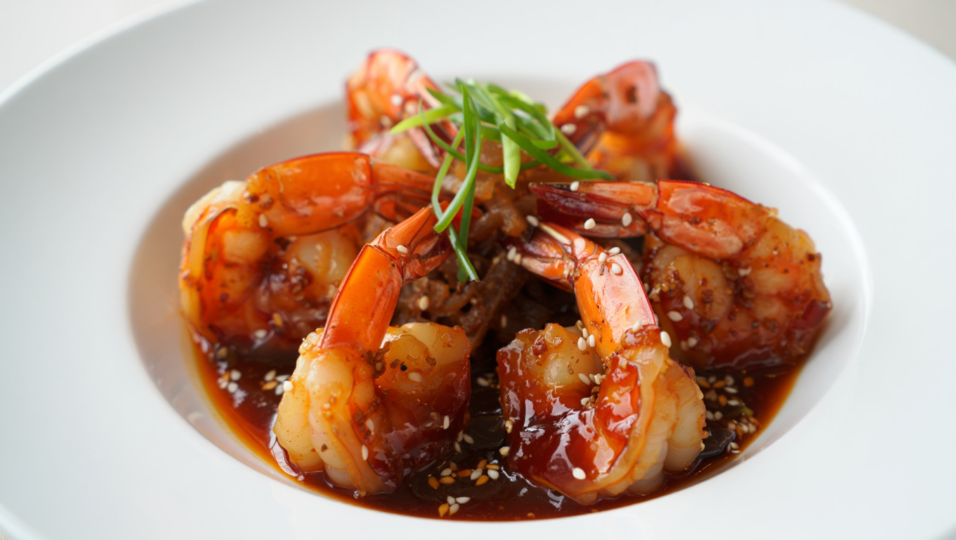 Sweet and Spicy Korean Shrimp