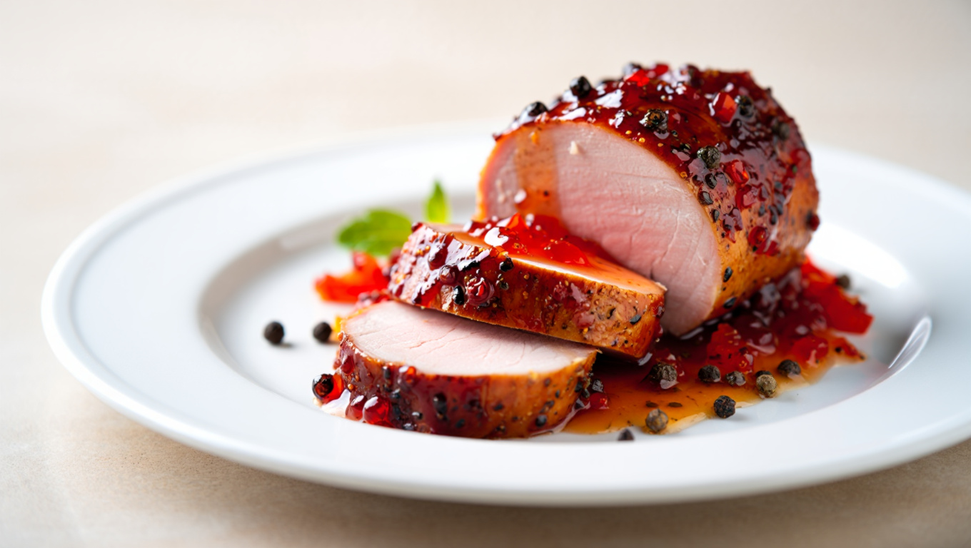 Sweet and Spicy Pepper Pork