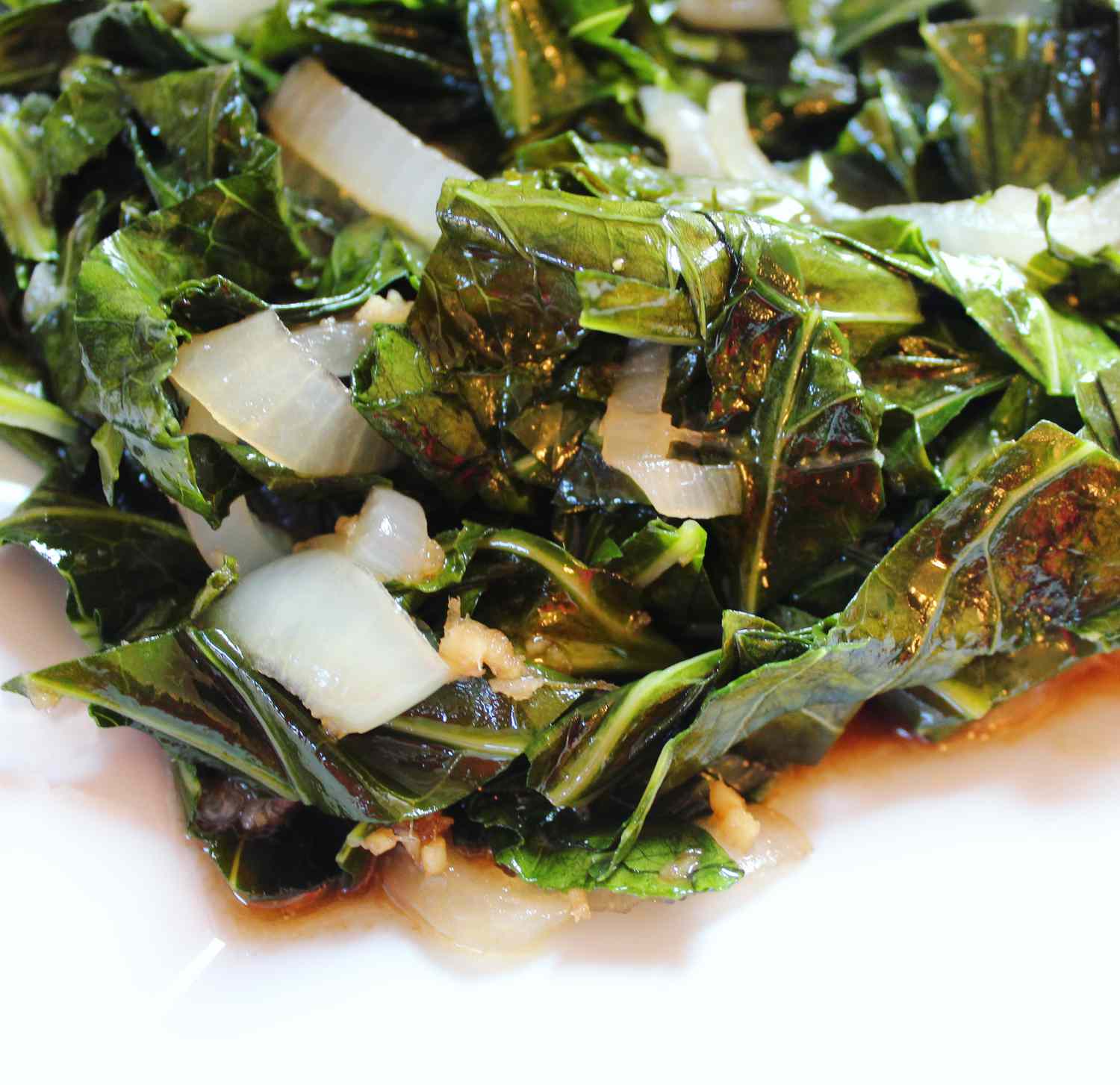 Sweet and Tangy Collard Greens Sauté