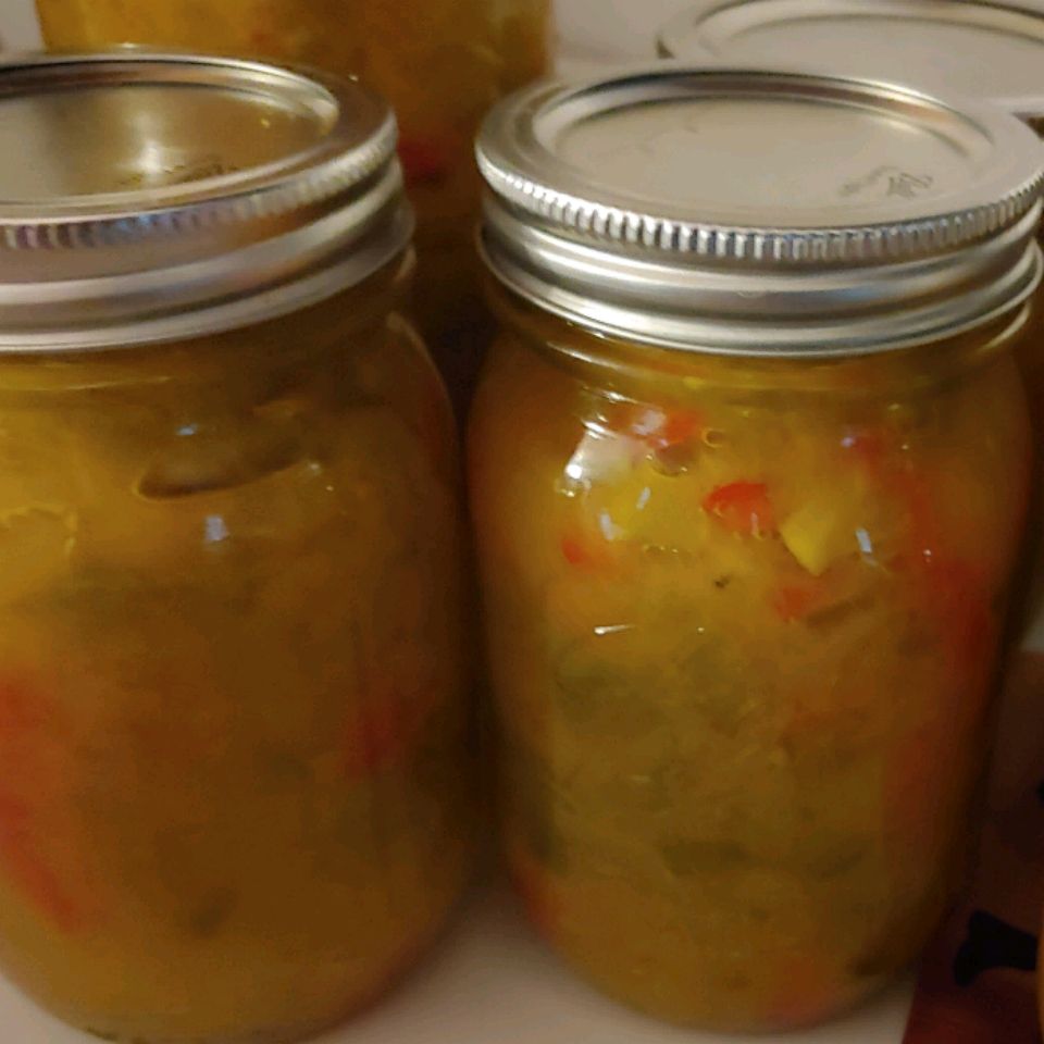Sweet and Tangy Green Tomato Relish