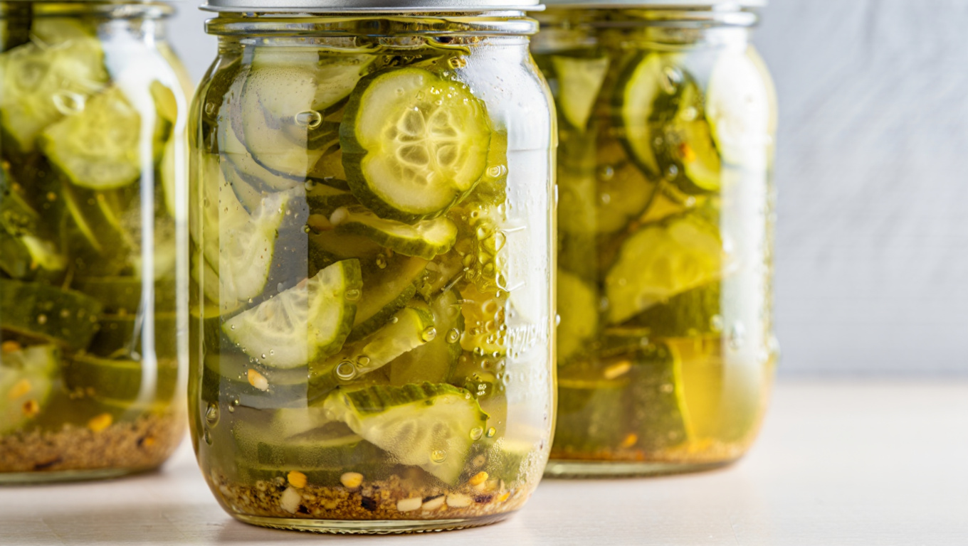 Sweet and Tangy Refrigerator Pickles
