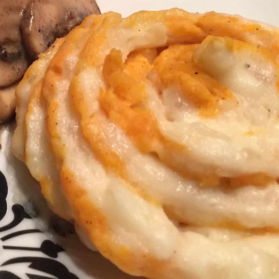 Sweet and White Mashed Potatoes