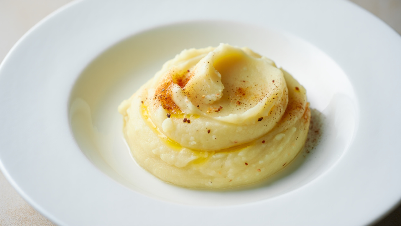 Sweet and White Mashed Potatoes