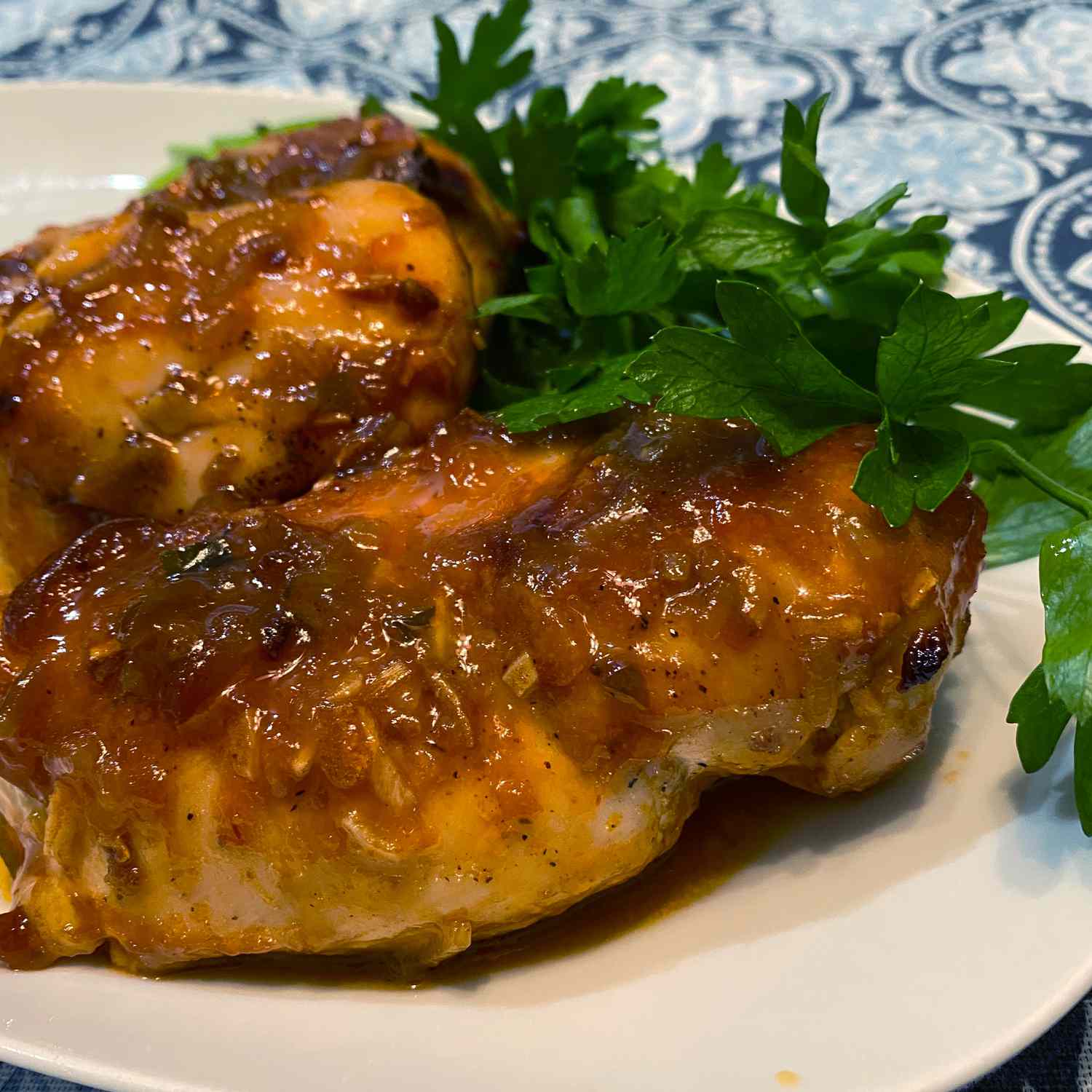 Sweet Apricot Glazed Chicken
