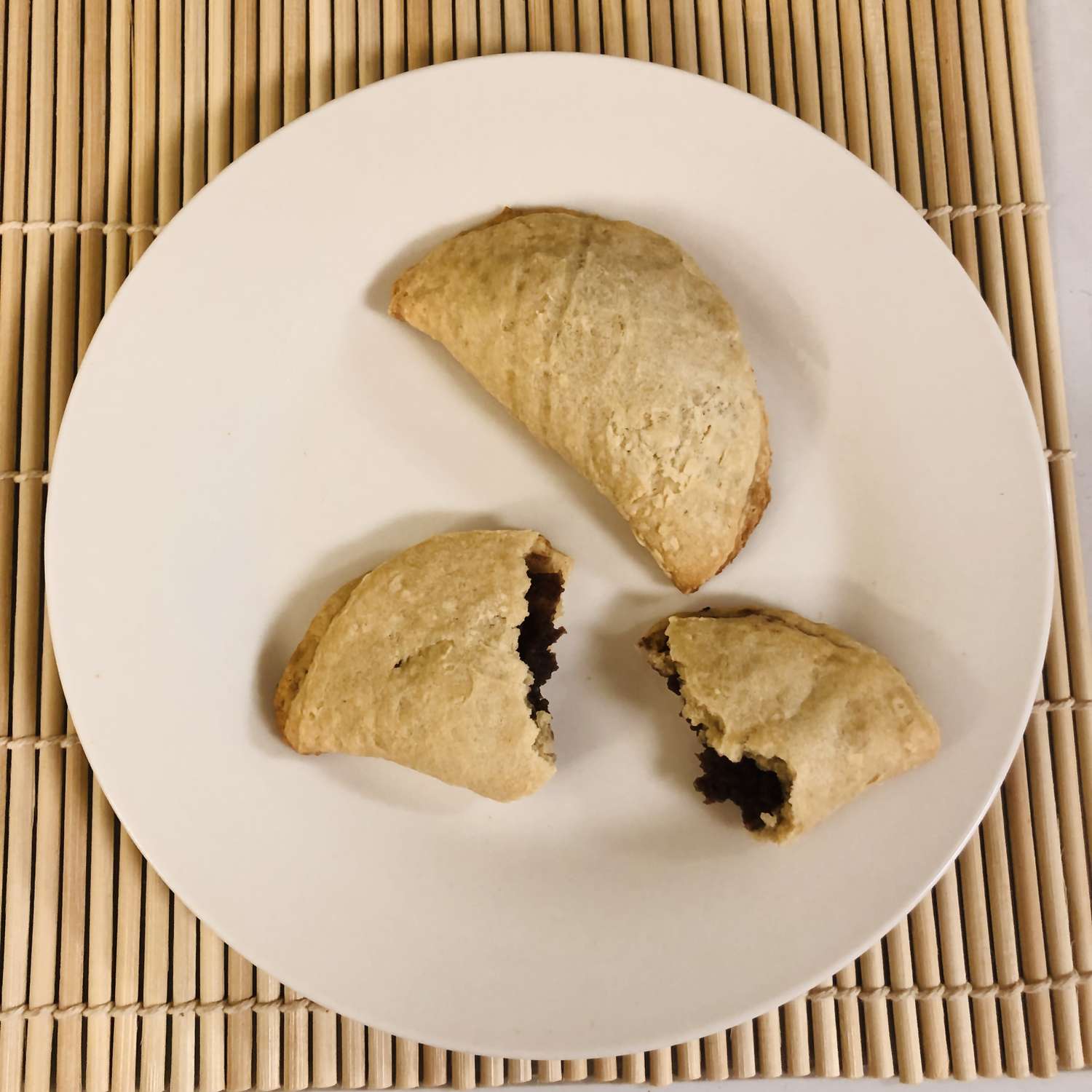 Sweet Bean Paste Manju Cookies