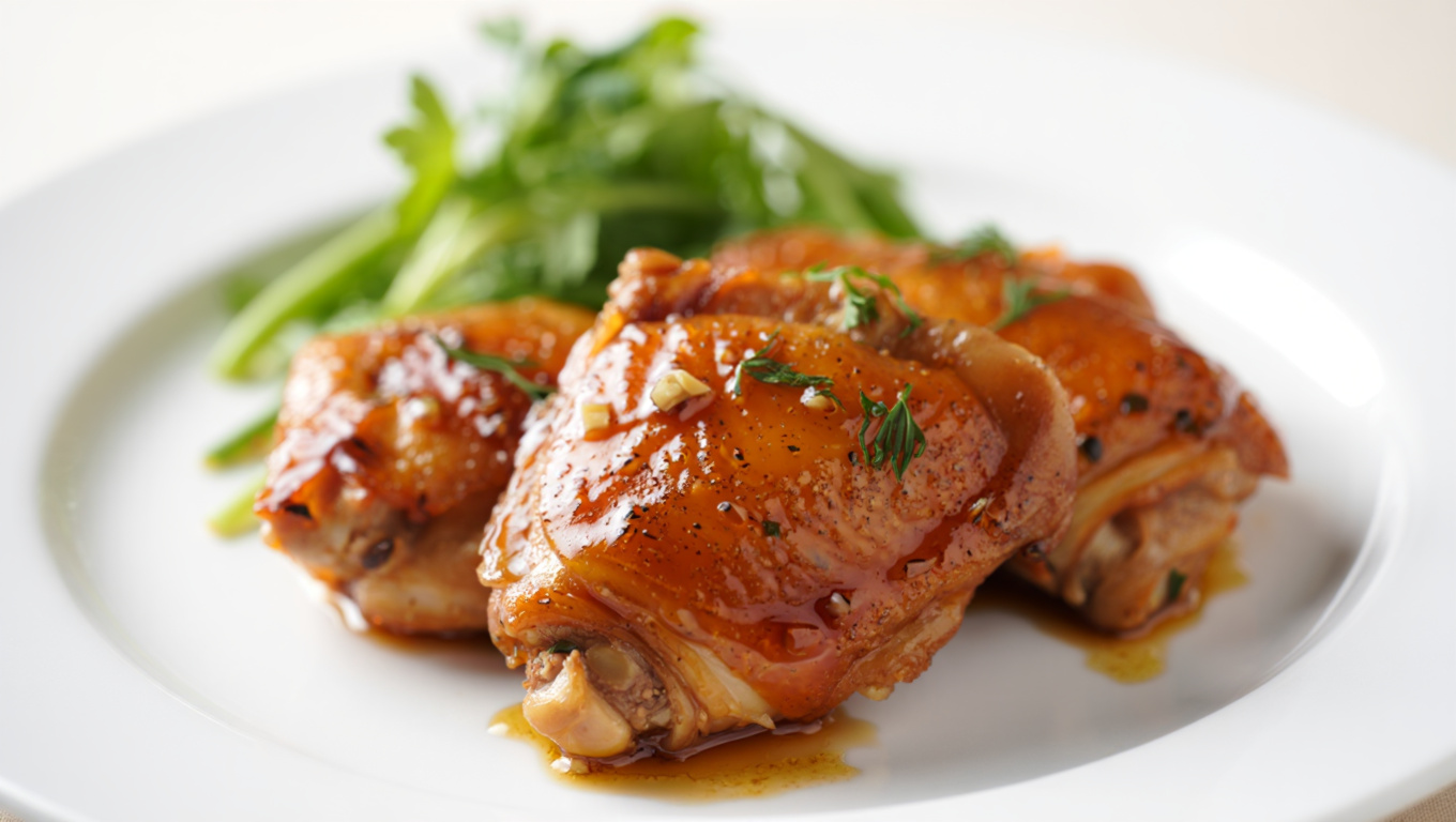 Sweet Garlic Chicken Thighs
