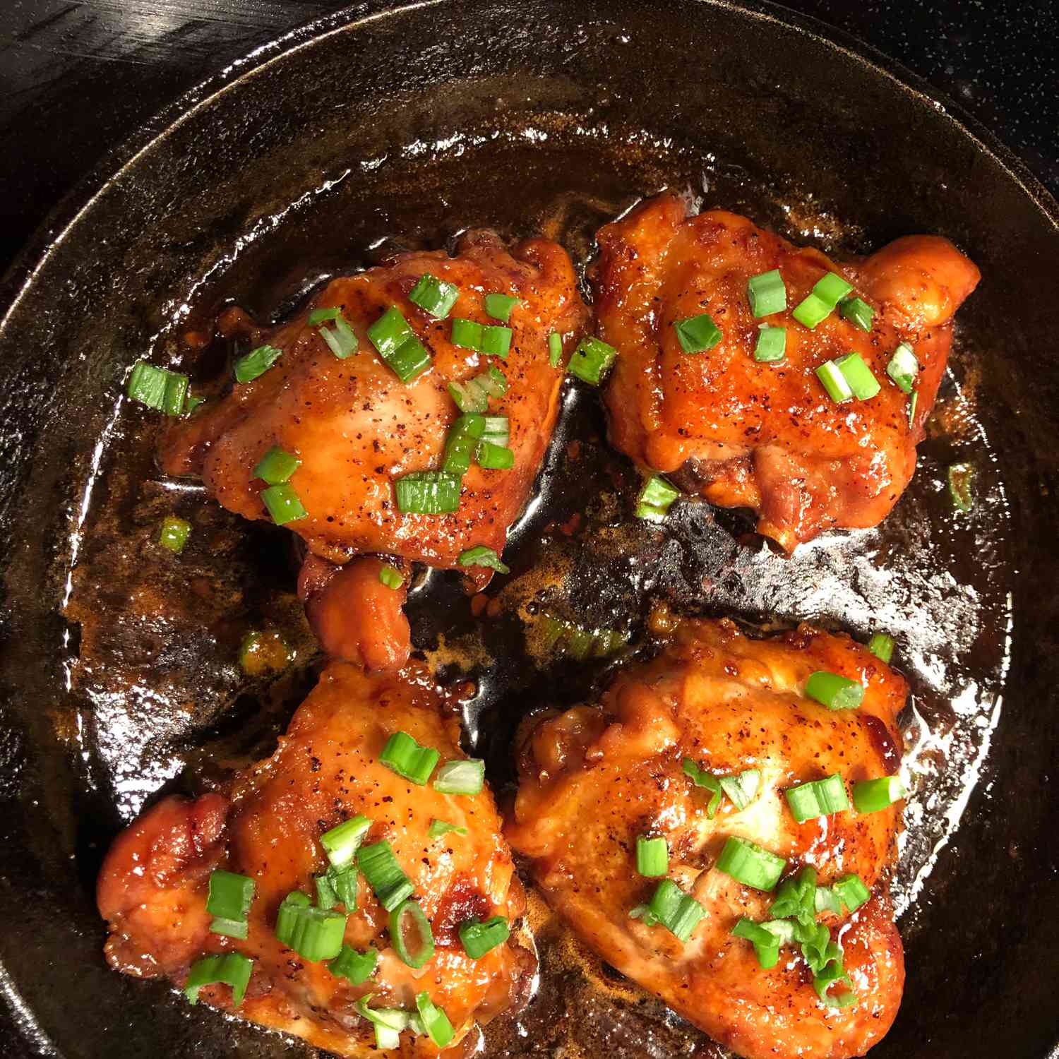 Sweet Garlic Chicken Thighs