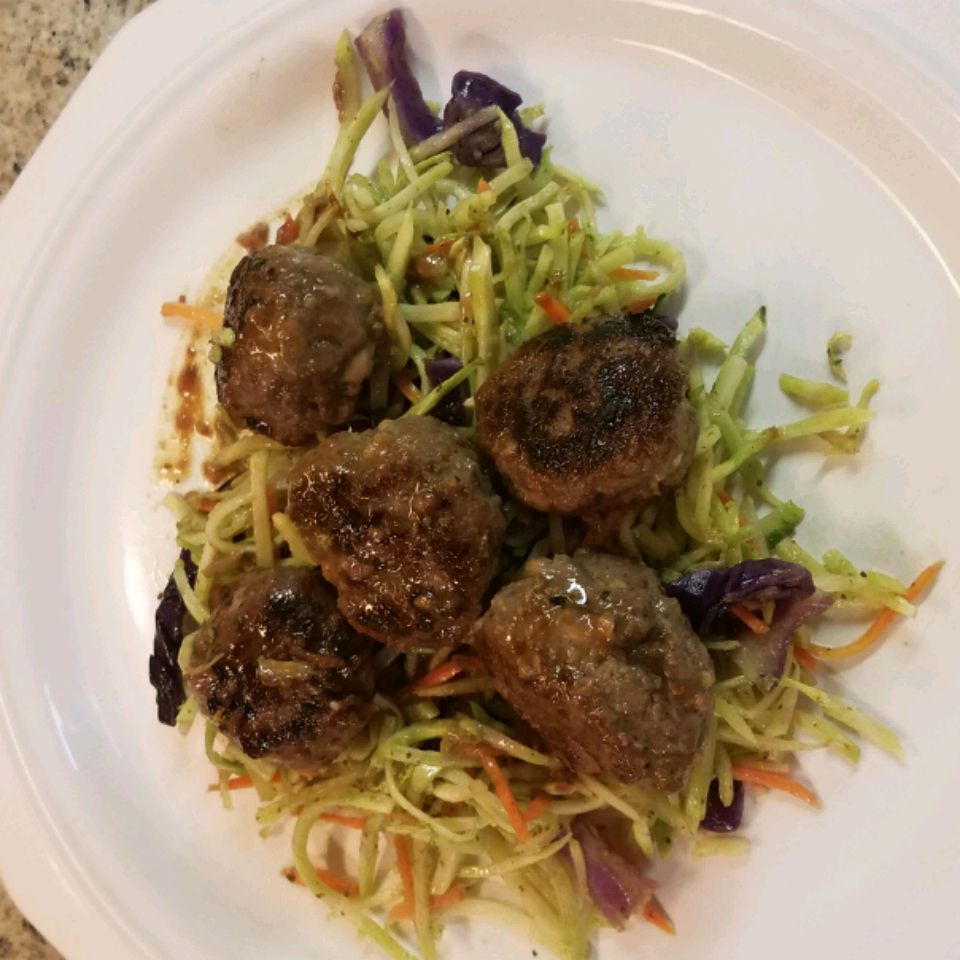 Sweet Garlic Moose Meatballs