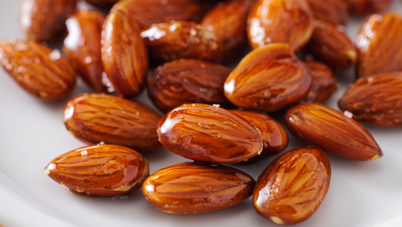 Sweet Honey Roasted Almonds