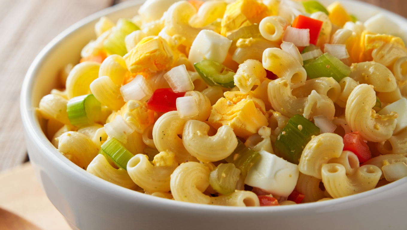 Sweet Mustard Macaroni Salad