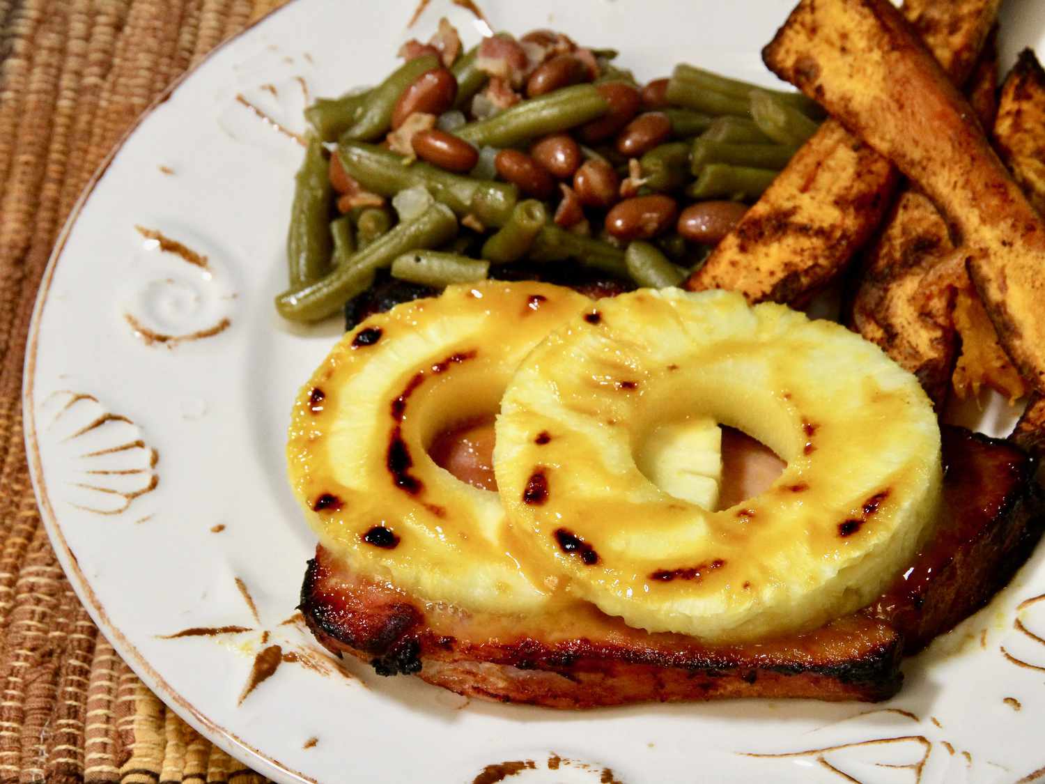 Sweet Pineapple Ham Steaks