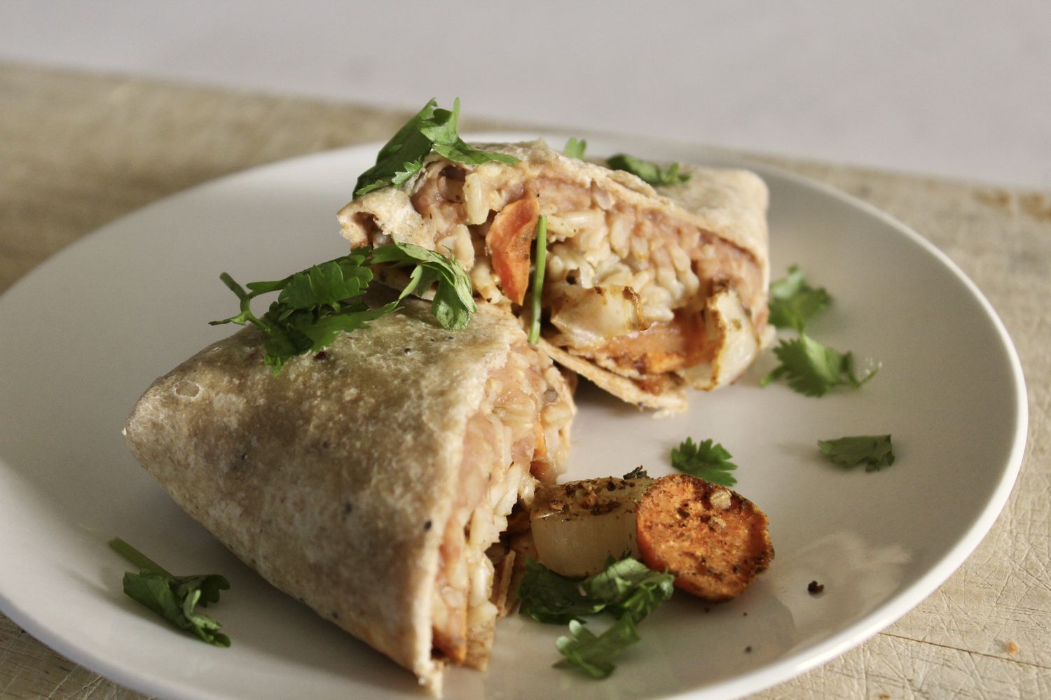 Sweet Potato and Bean Burritos