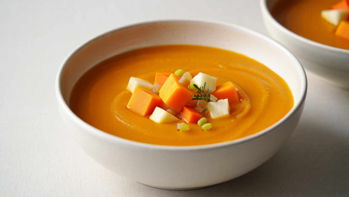 Sweet Potato and Parsnip Soup