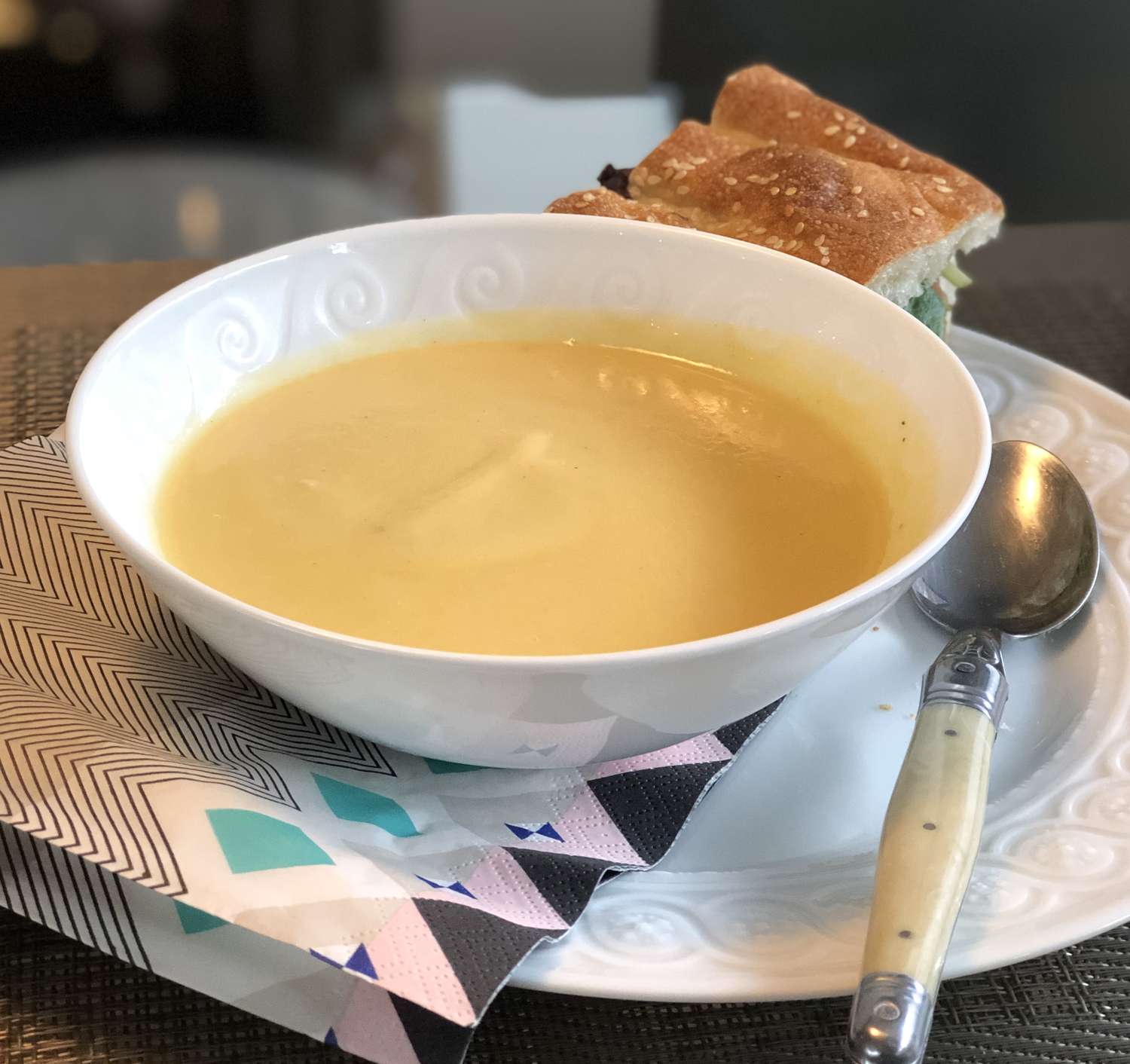 Sweet Potato and Parsnip Soup