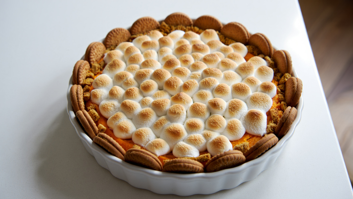 Sweet Potato Casserole with Marshmallows