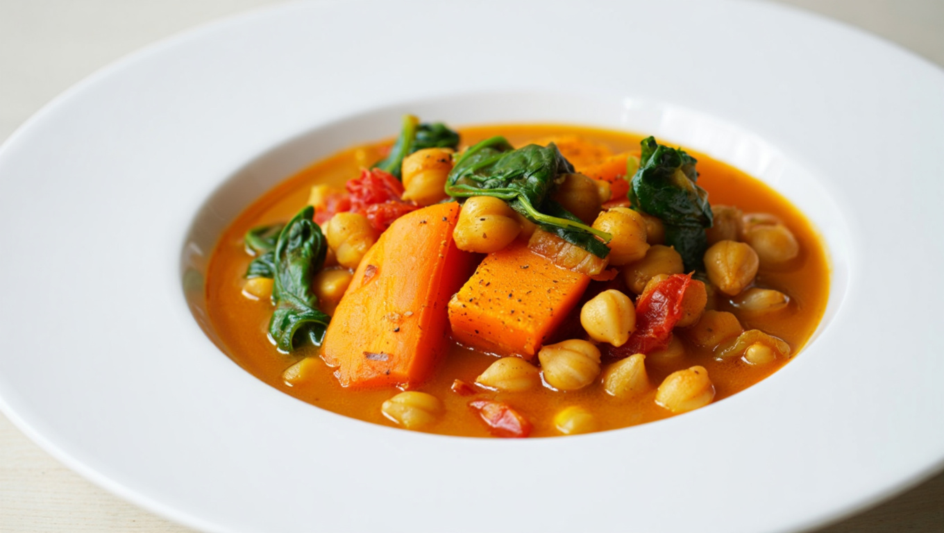 Sweet Potato Chickpea Curry