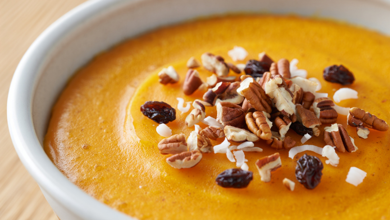 Sweet Potato Coconut Pudding