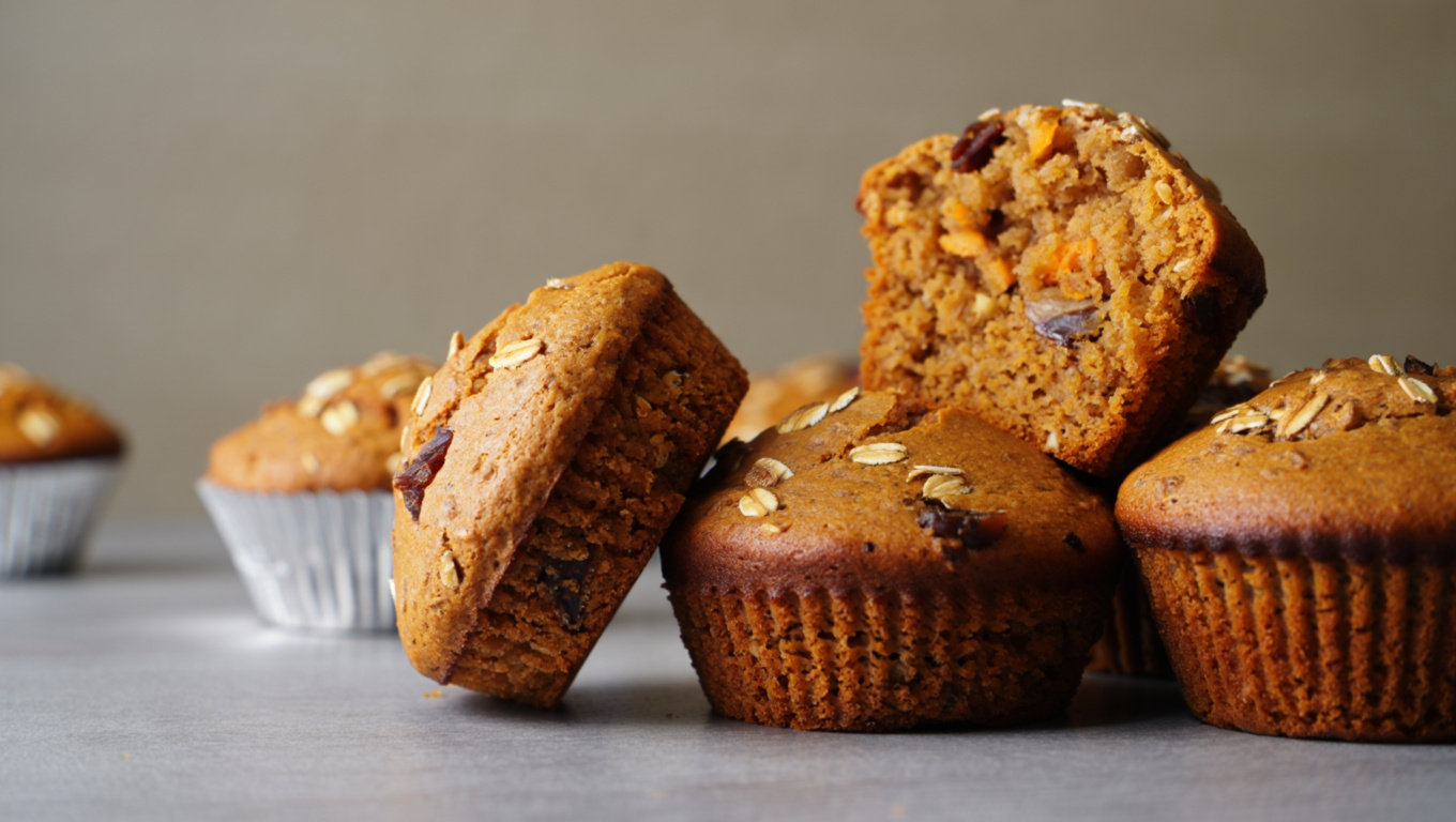 Sweet Potato Date Muffins