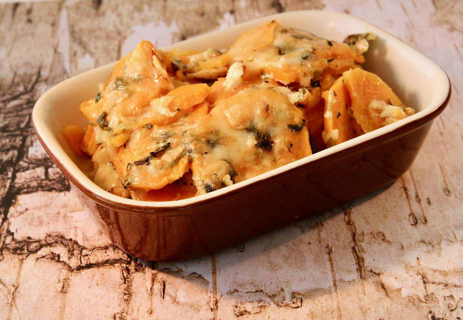 Sweet Potato Gruyère Gratin
