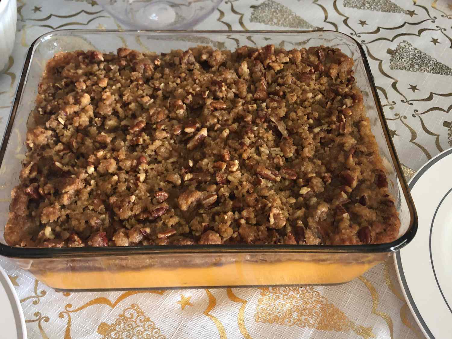 Sweet Potato Soufflé with Pecan Crust