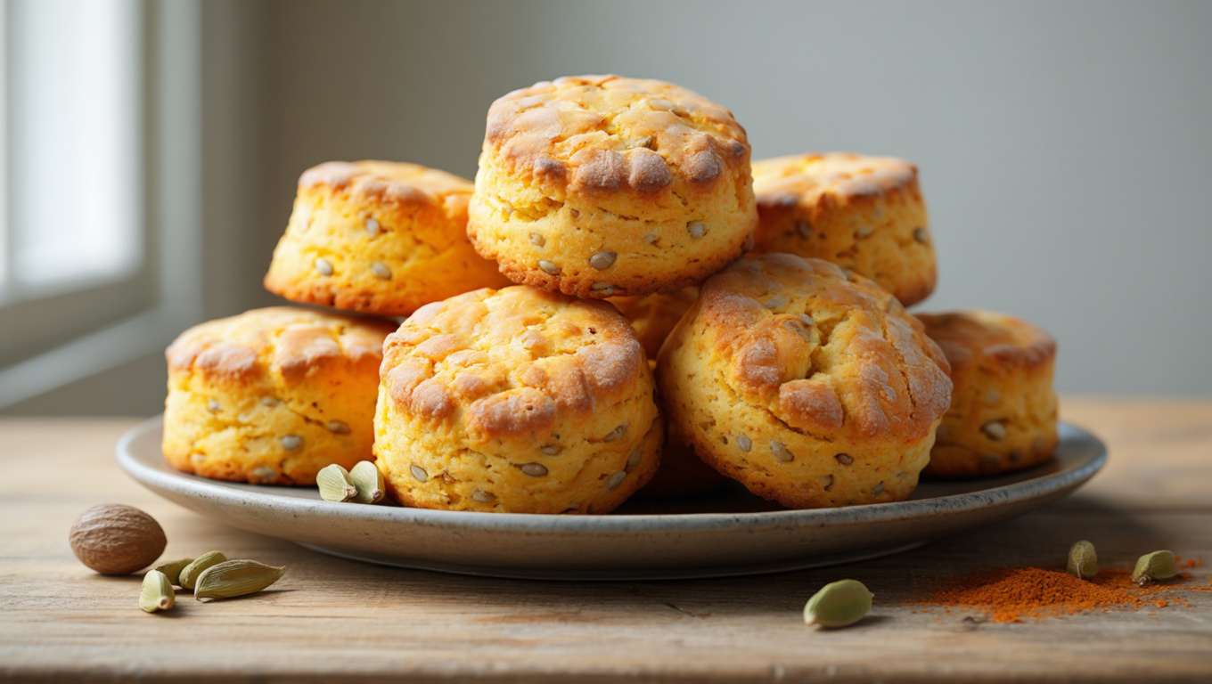 Sweet Potato Spice Biscuits