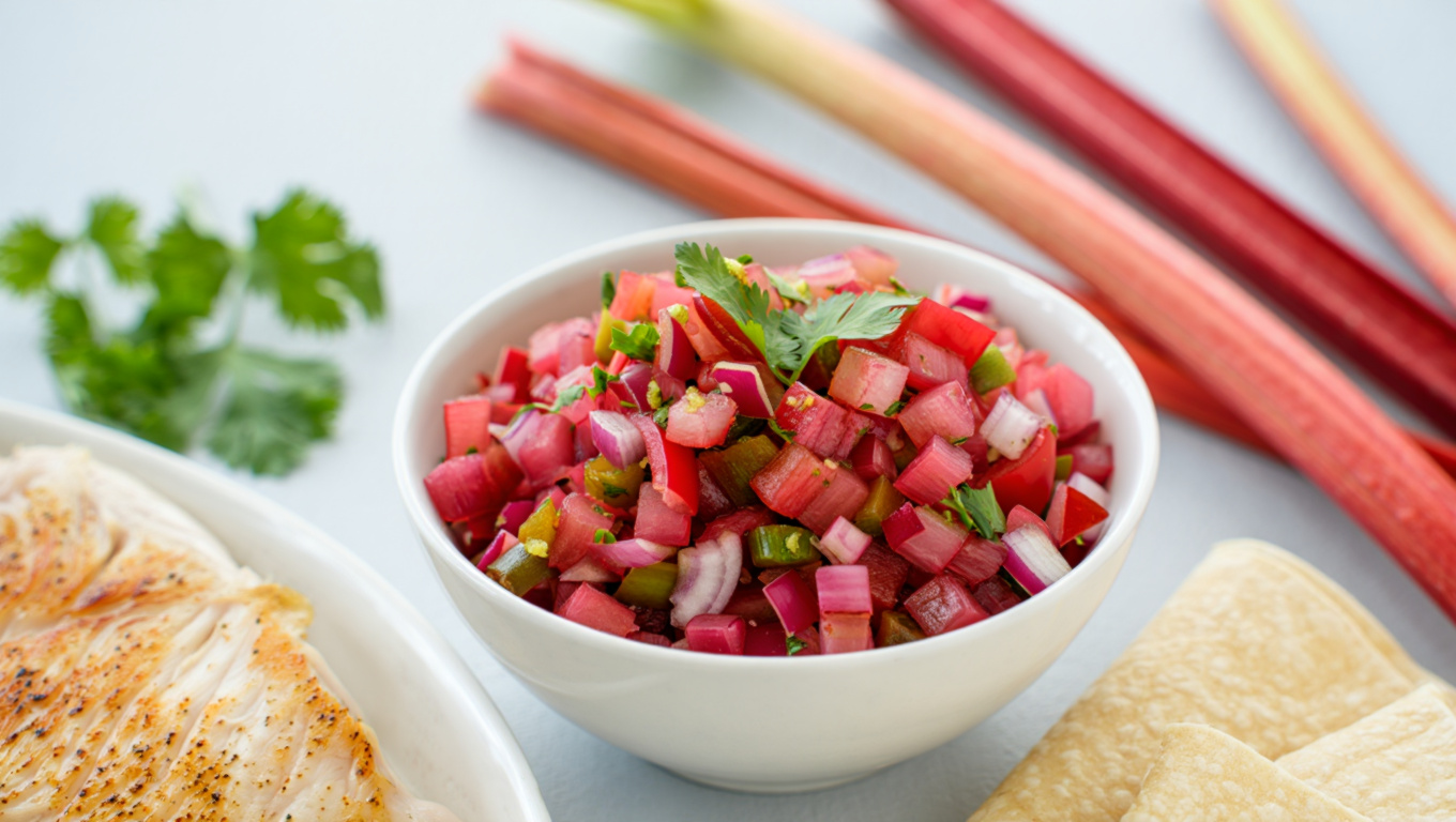 Sweet Rhubarb Salsa