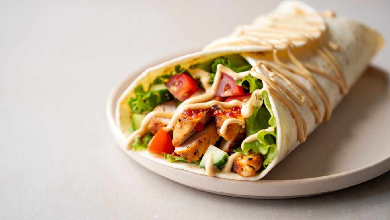 Sweet Spicy Chicken Wraps