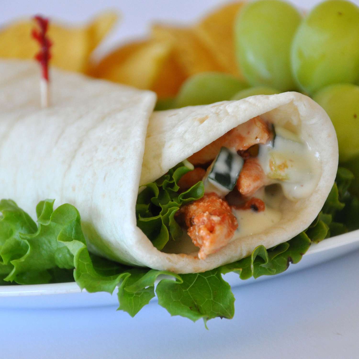 Sweet Spicy Chicken Wraps