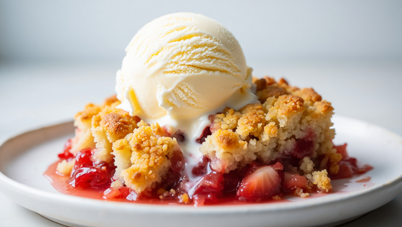 Sweet Strawberry Crumble